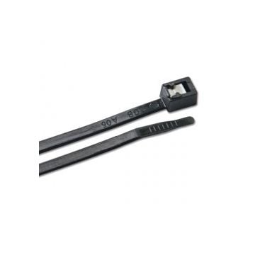 Cable Tie Self-Cutting 14" UV-Resistant Black 50lb Tensile Strength 20-Pack