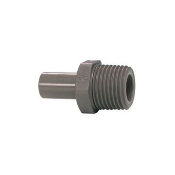 Adaptor stem 1/2" x 1/2" BSPT (plastic)
