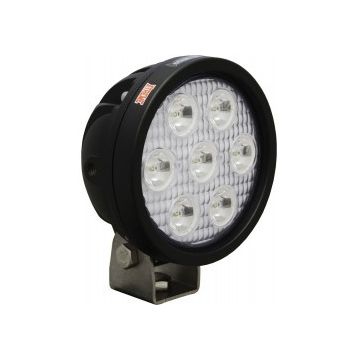 Light Flood 4" Round 7x5W LED Black Narrow Beam 9-32V