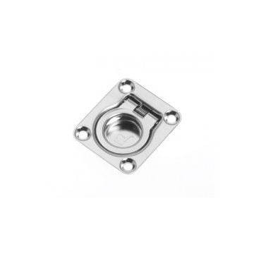 Handle lift 44 x 38 mm SS304 electro polished with retrogressive spring