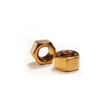 Nut for 08.09.0001/08.09.0002 Gold plated Bronze 1/4” x 20 mm