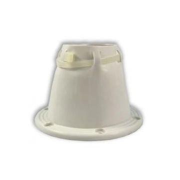 Cable Boot 2" White Vinyl