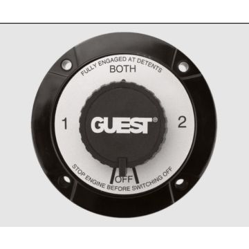 Battery switch with AFD 4 position 230A (continuous) 345A (momentary) 6-32V (1, 2, 1&2, OFF position)